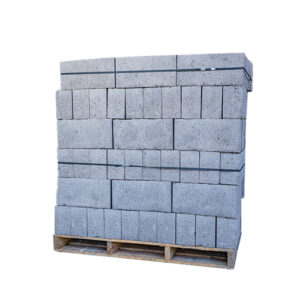 Block sólido ligero gris 12x18x38